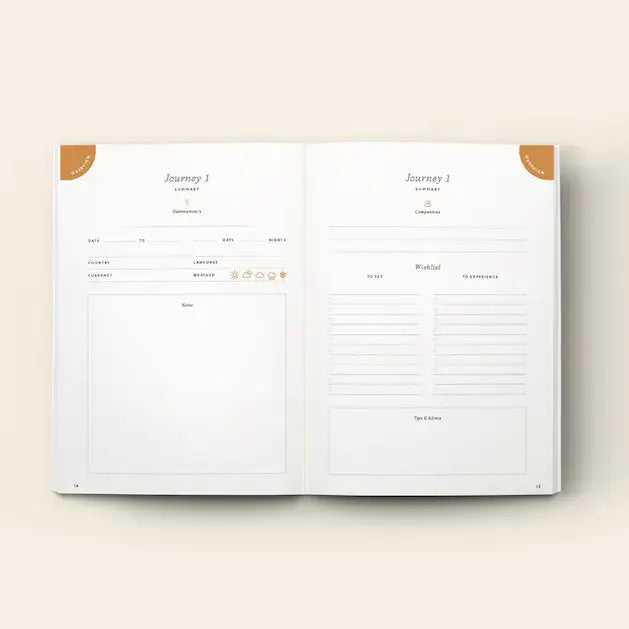 Follow the Sun Hardcover Guided Travel Journal