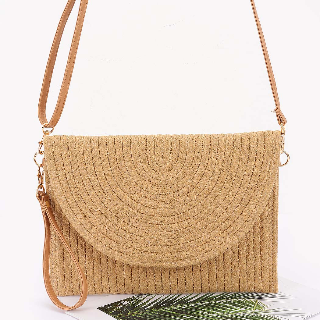 Handmade Cotton Braided Envelope Clutch