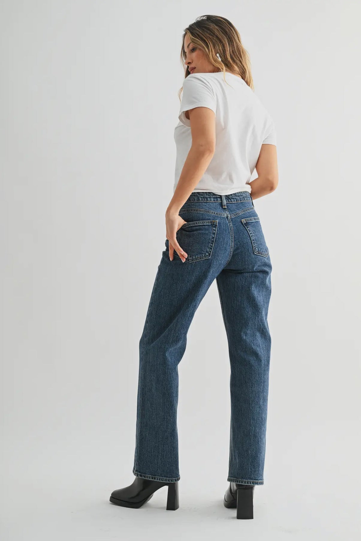 Retro Straight Leg Jeans