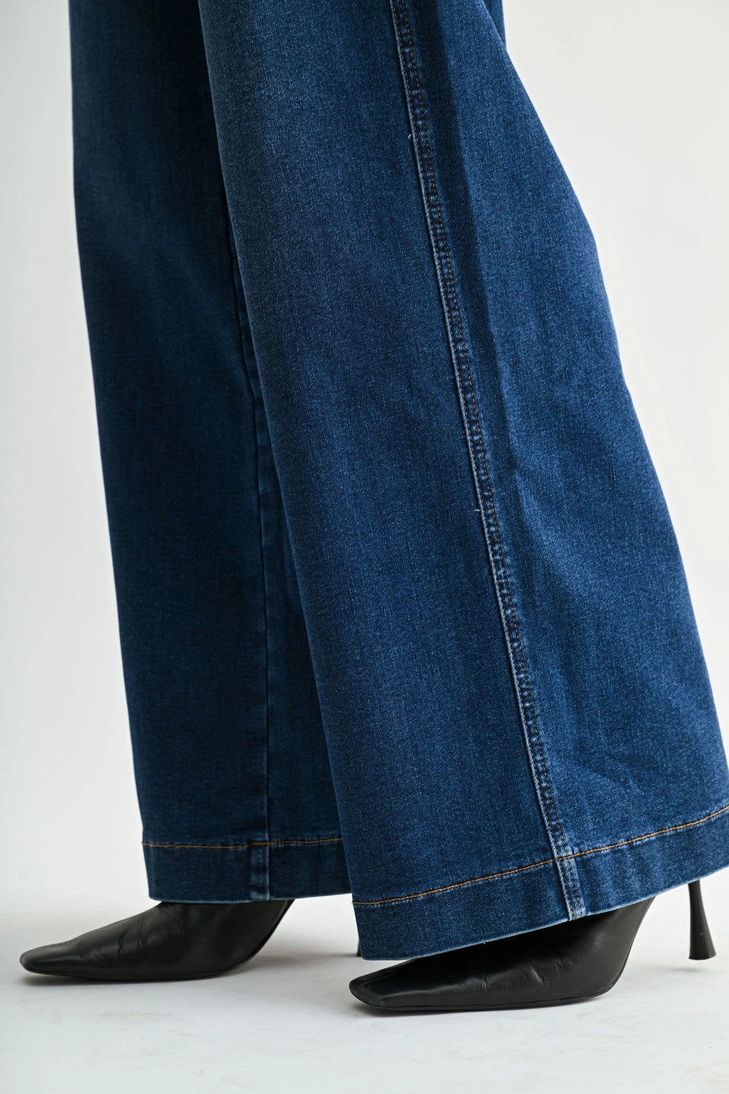 High Rise Full Length Wide Leg