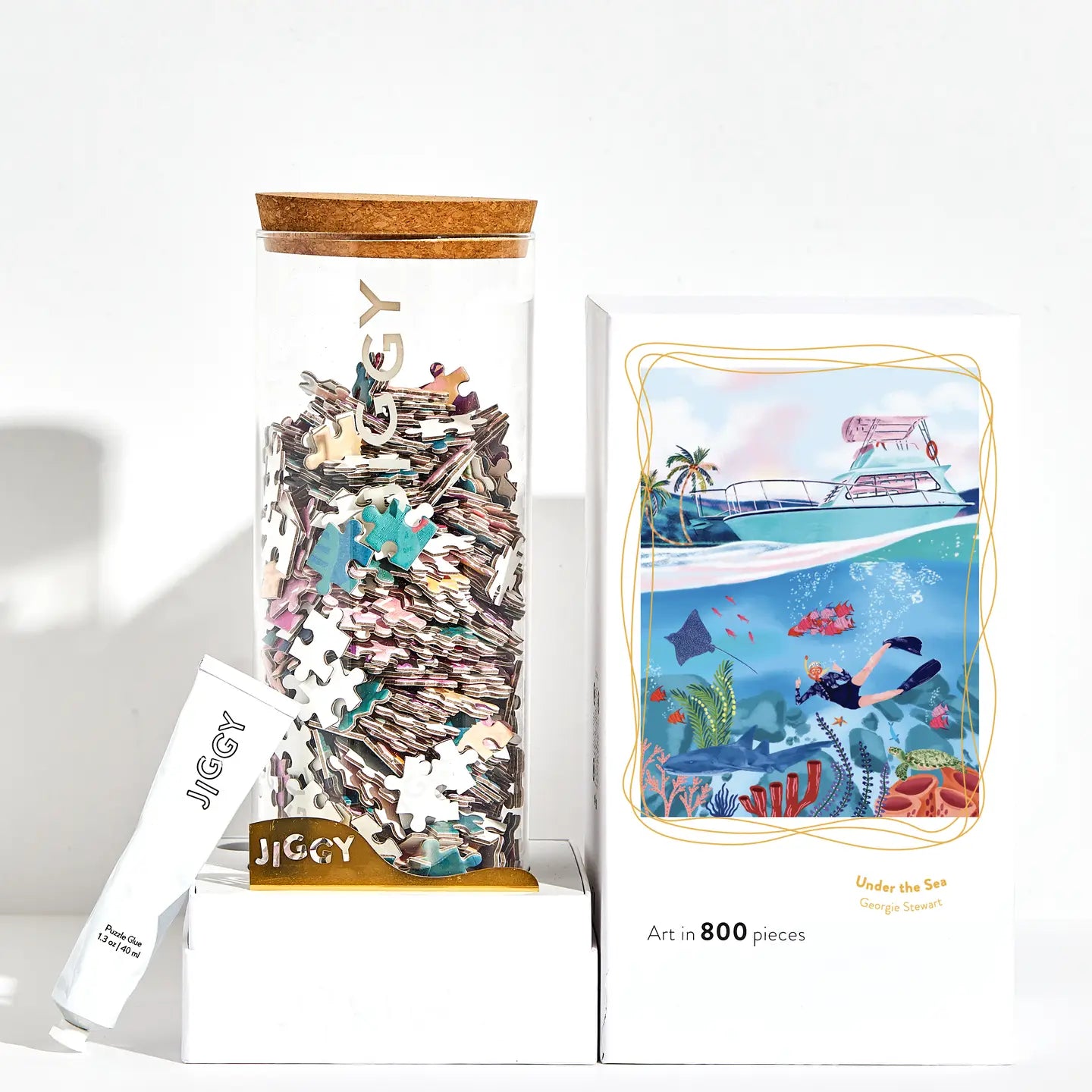 Jiggy Puzzle & Glue Kit