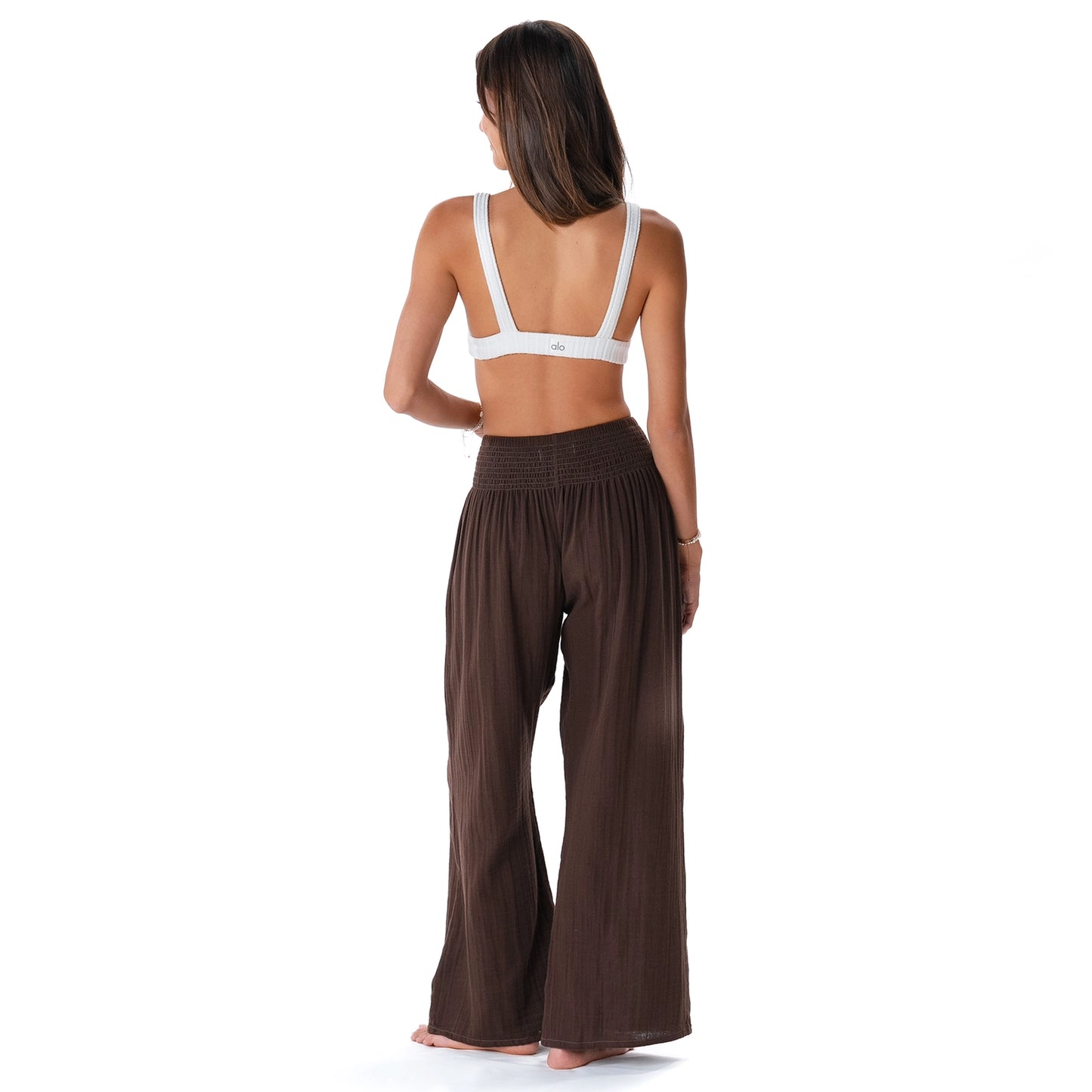 Lotus & Luna Wide Leg Cotton Pants