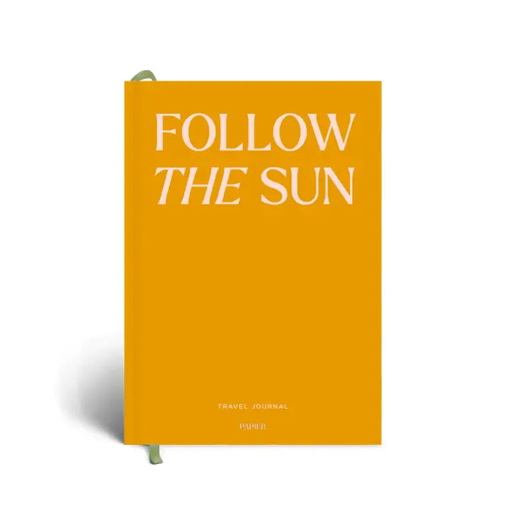Follow the Sun Hardcover Guided Travel Journal