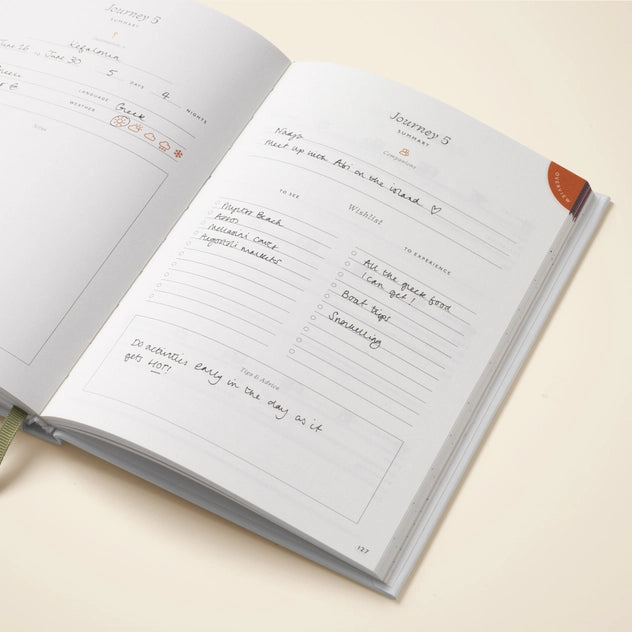 Follow the Sun Hardcover Guided Travel Journal