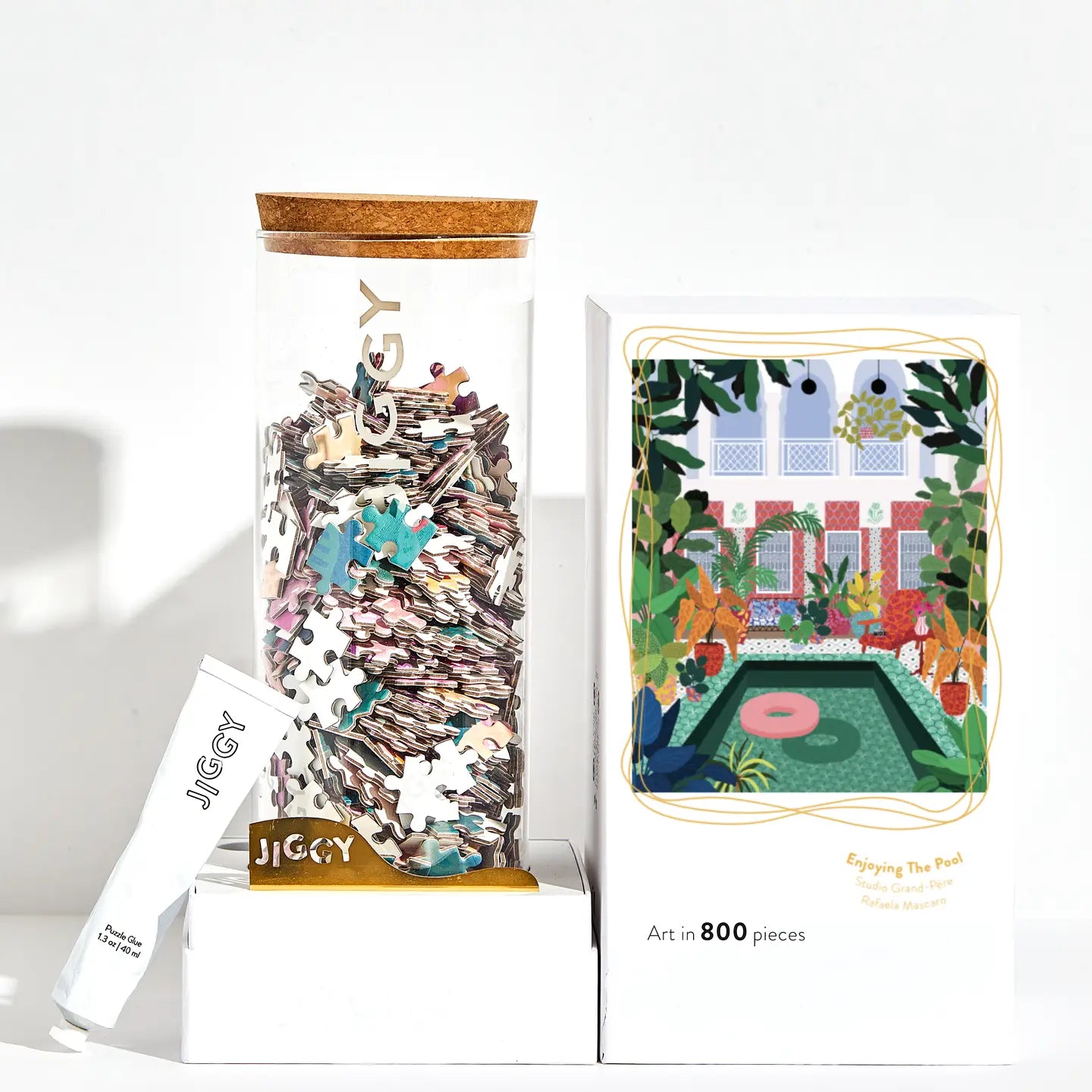 Jiggy Puzzle & Glue Kit