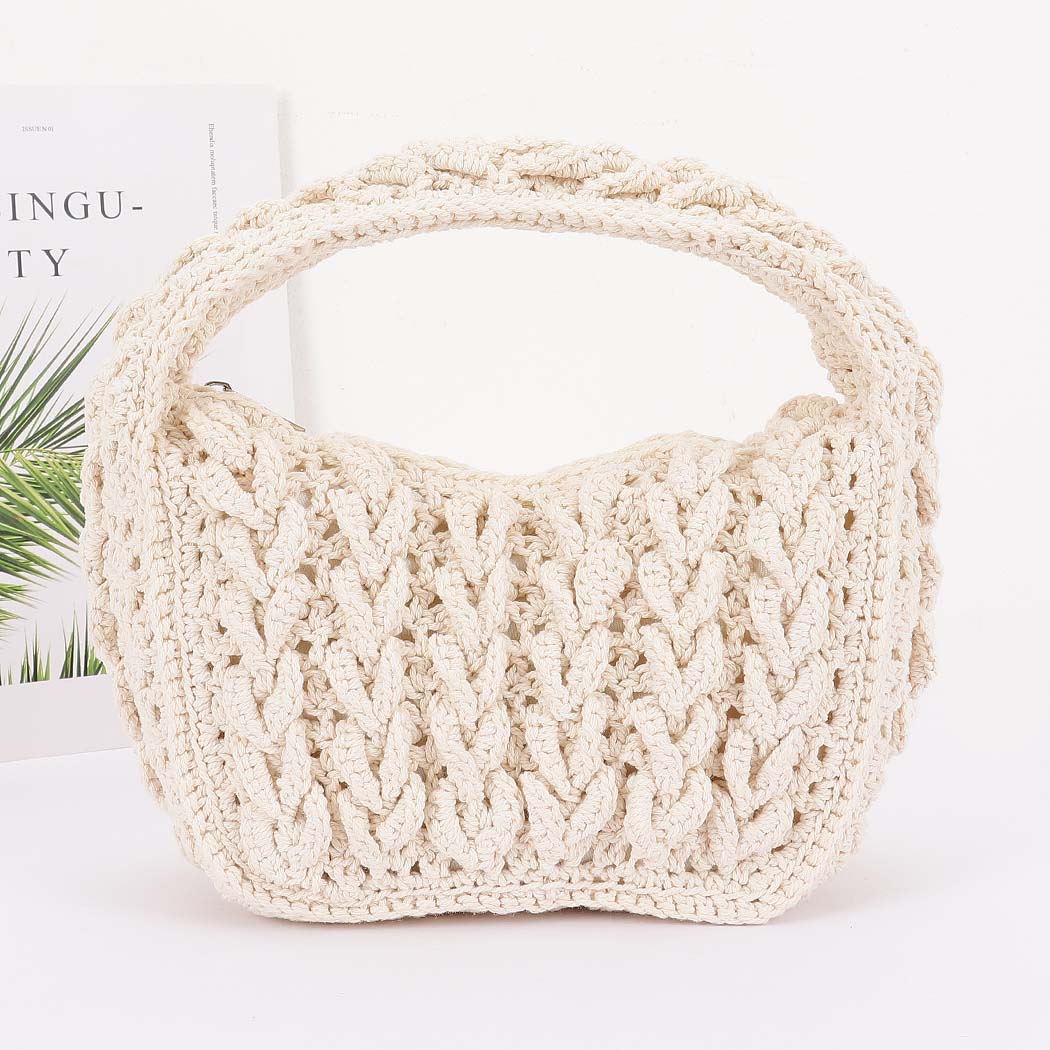 Handmade Cotton Braided Tote Bag