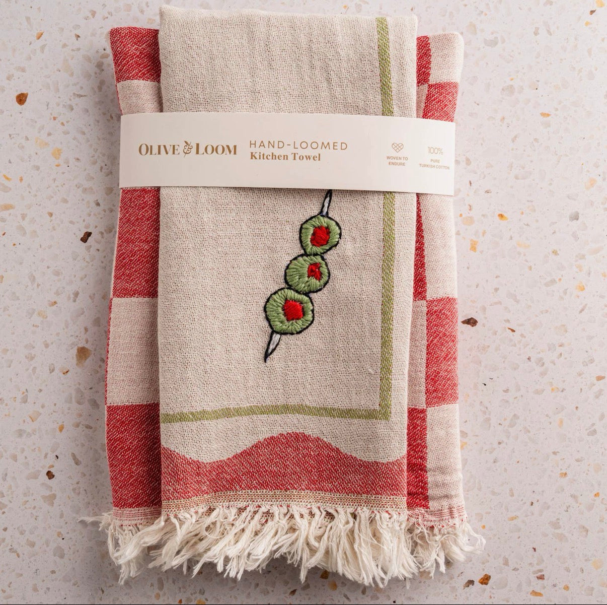 Hand Stitched Kitchen Towel Set
