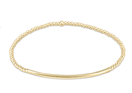 Classic Gold Bead Bracelet - Bliss Bar Gold
