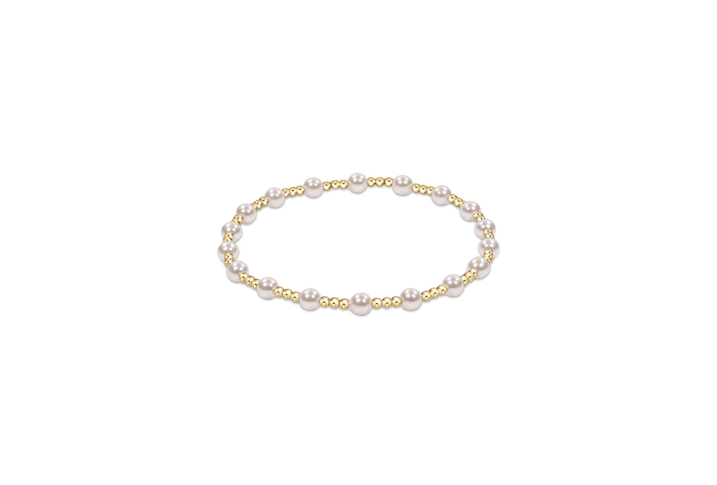 Classic Sincerity Pattern 4mm Bead Bracelet
