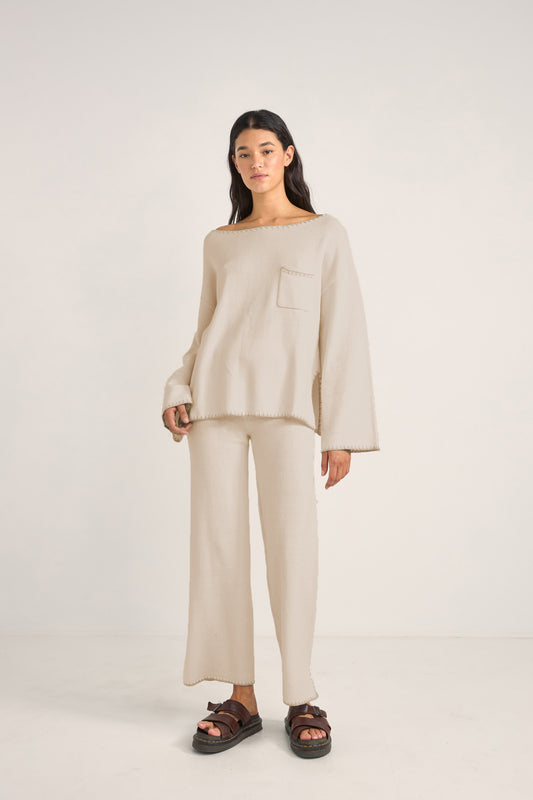 Bondi Knit Straight Leg Pant