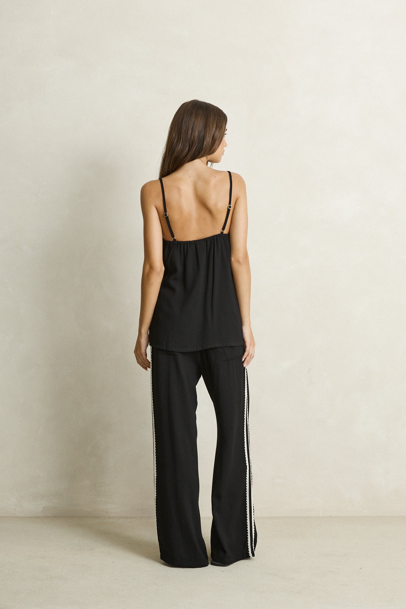 Linen Lace Top