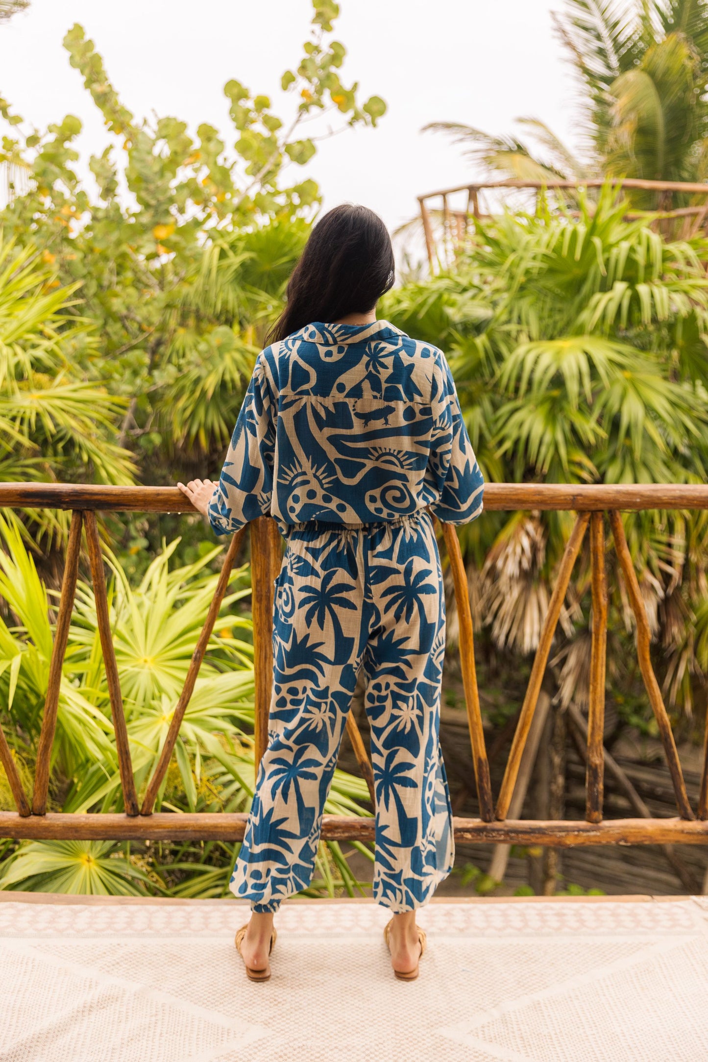 Miami Blues Cotton Pants