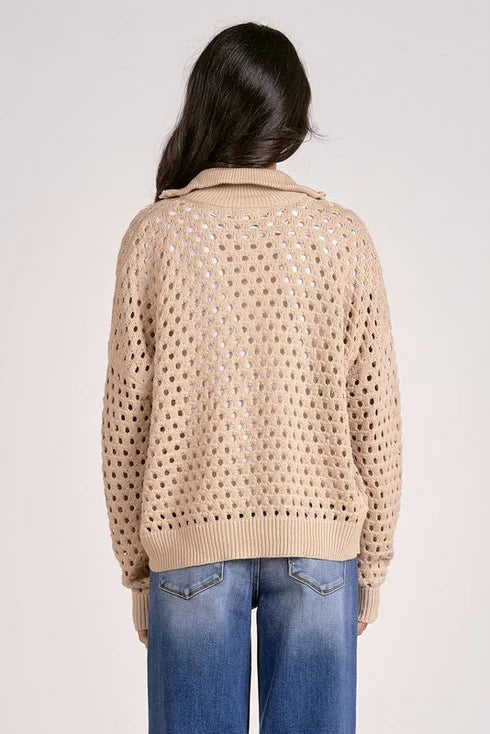 Arabella Half Zip Sweater
