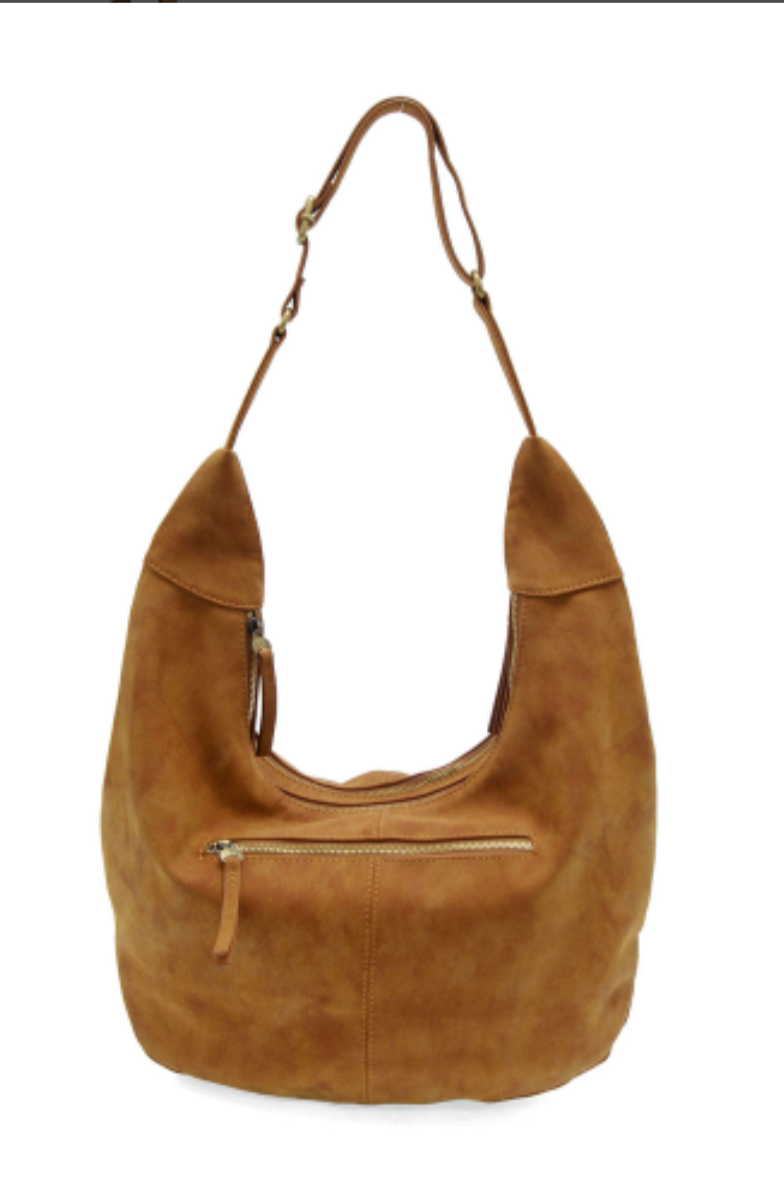 Rochelle Faux Suede Hobo Bag
