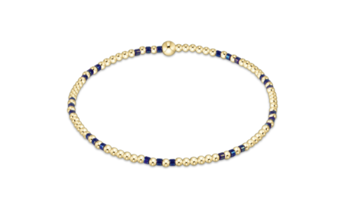 Hope Joy Pattern 2mm Bead Bracelet