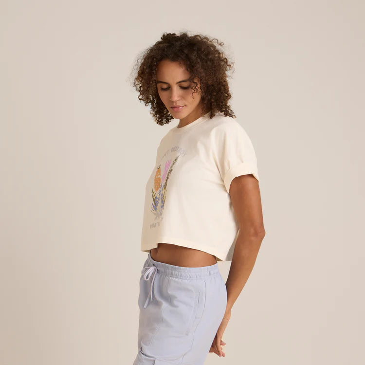 Nature Boxy Crop Tee