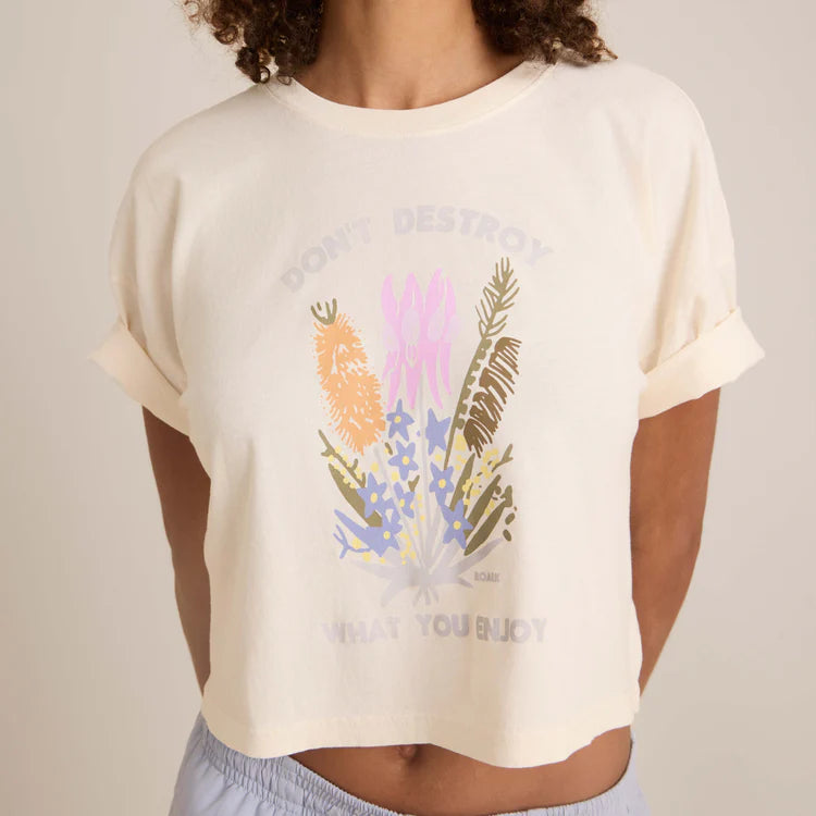 Nature Boxy Crop Tee