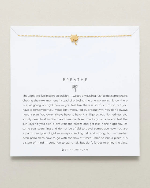 Breathe Icon Necklace