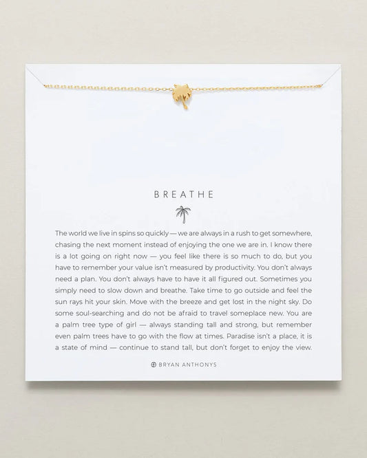 Breathe Icon Necklace