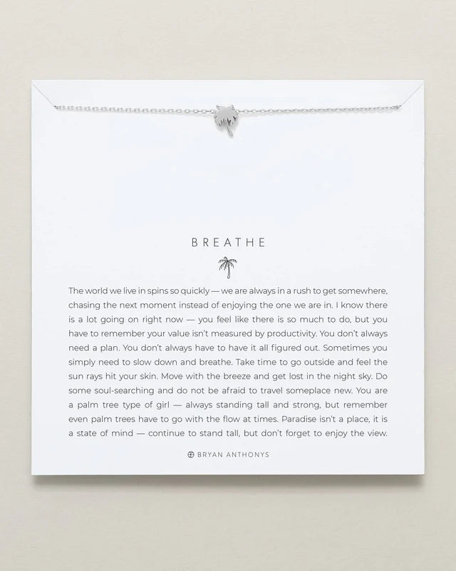 Breathe Icon Necklace