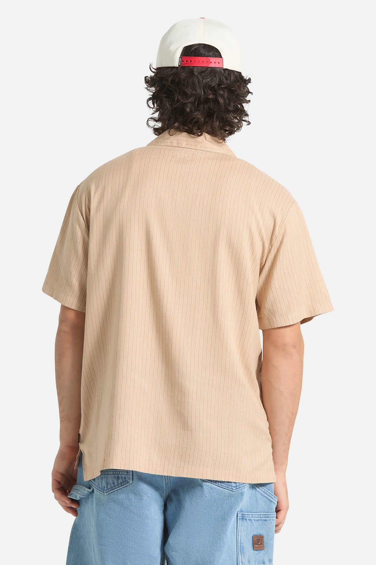 Italian Clay Stripe Short Sleeve Shirt