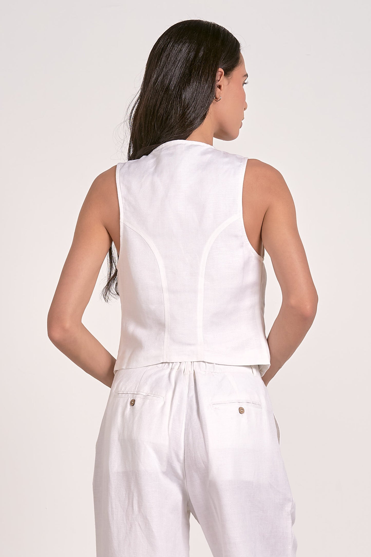 Beach Business Button Vest