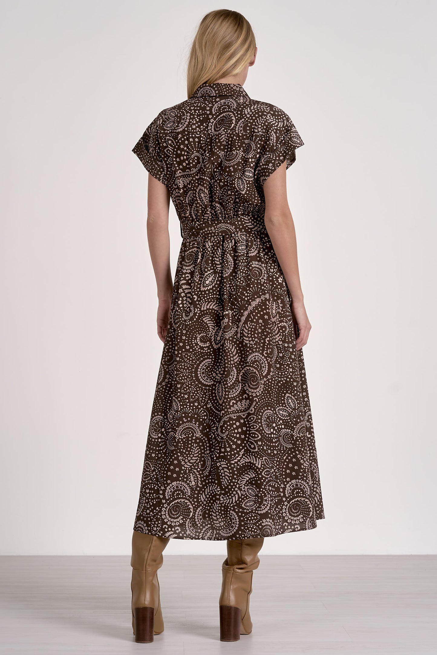 Nazca Button Down Midi Dress