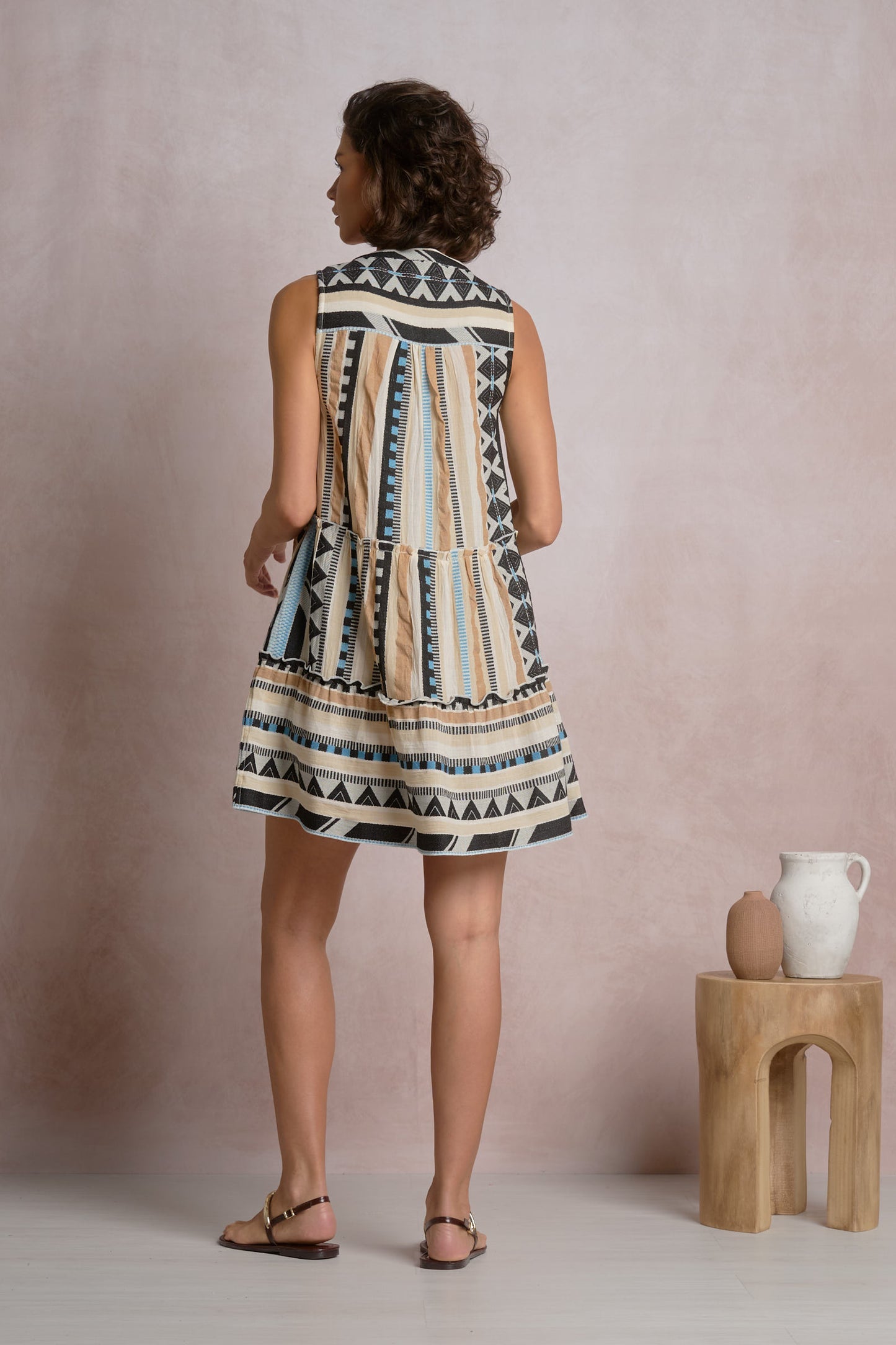 Tidal Printed Mini Dress