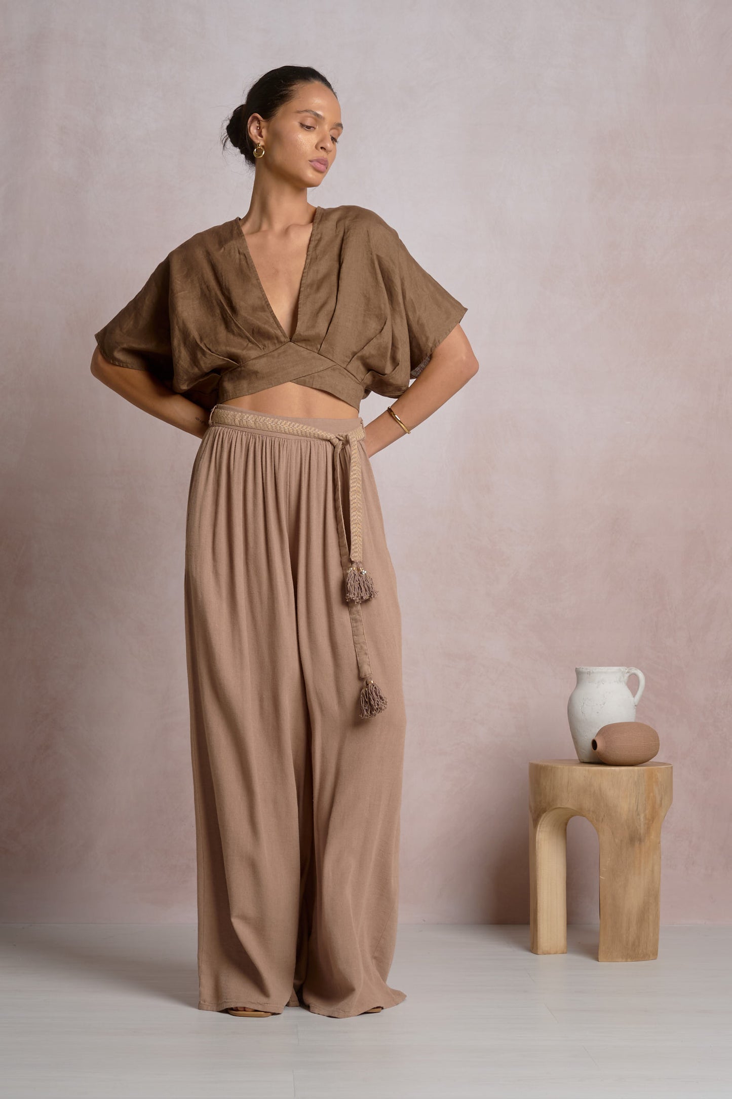 Bali Breeze Wrap Crop Top