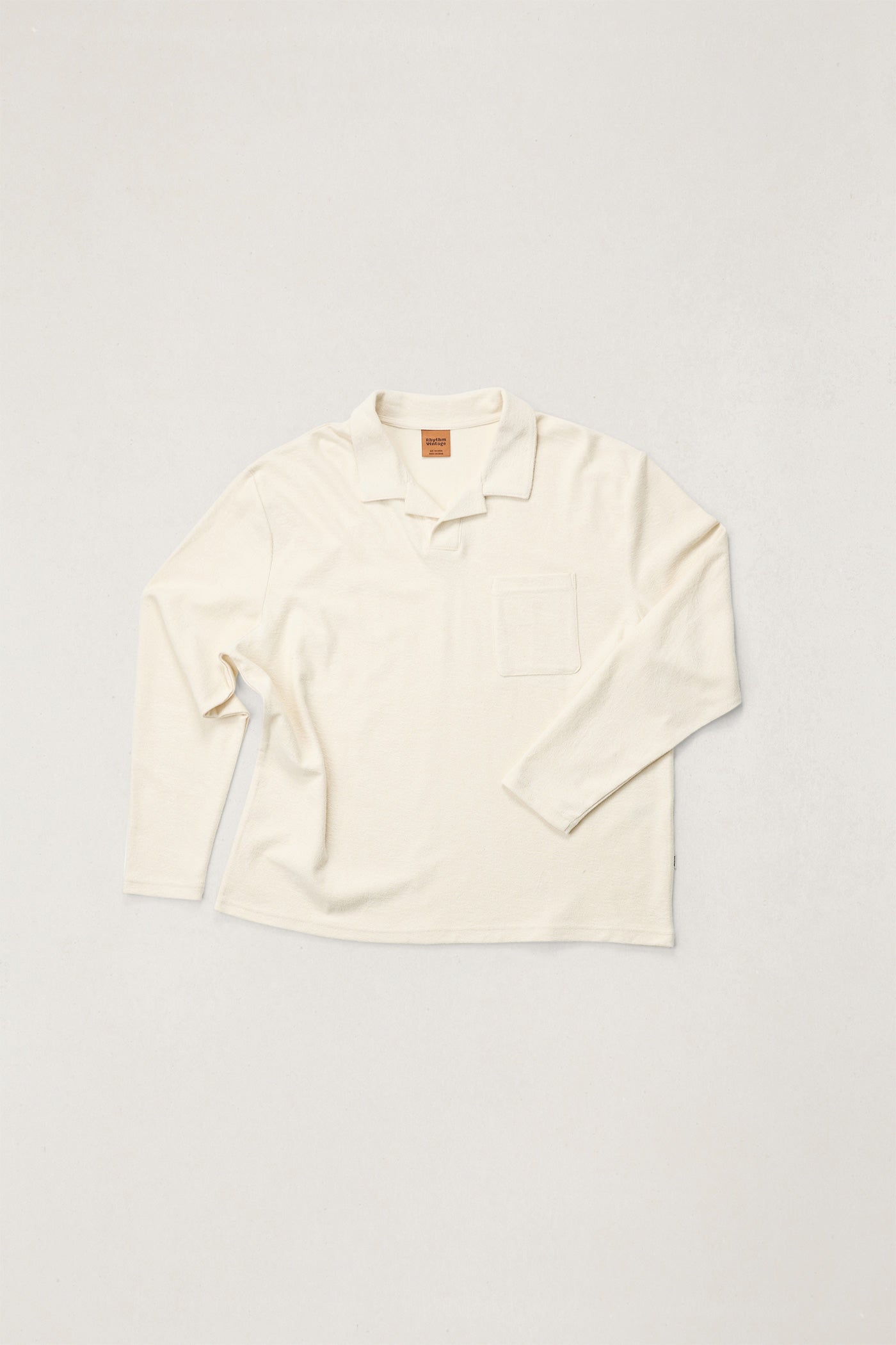 Vintage Terry Long Sleeve Polo