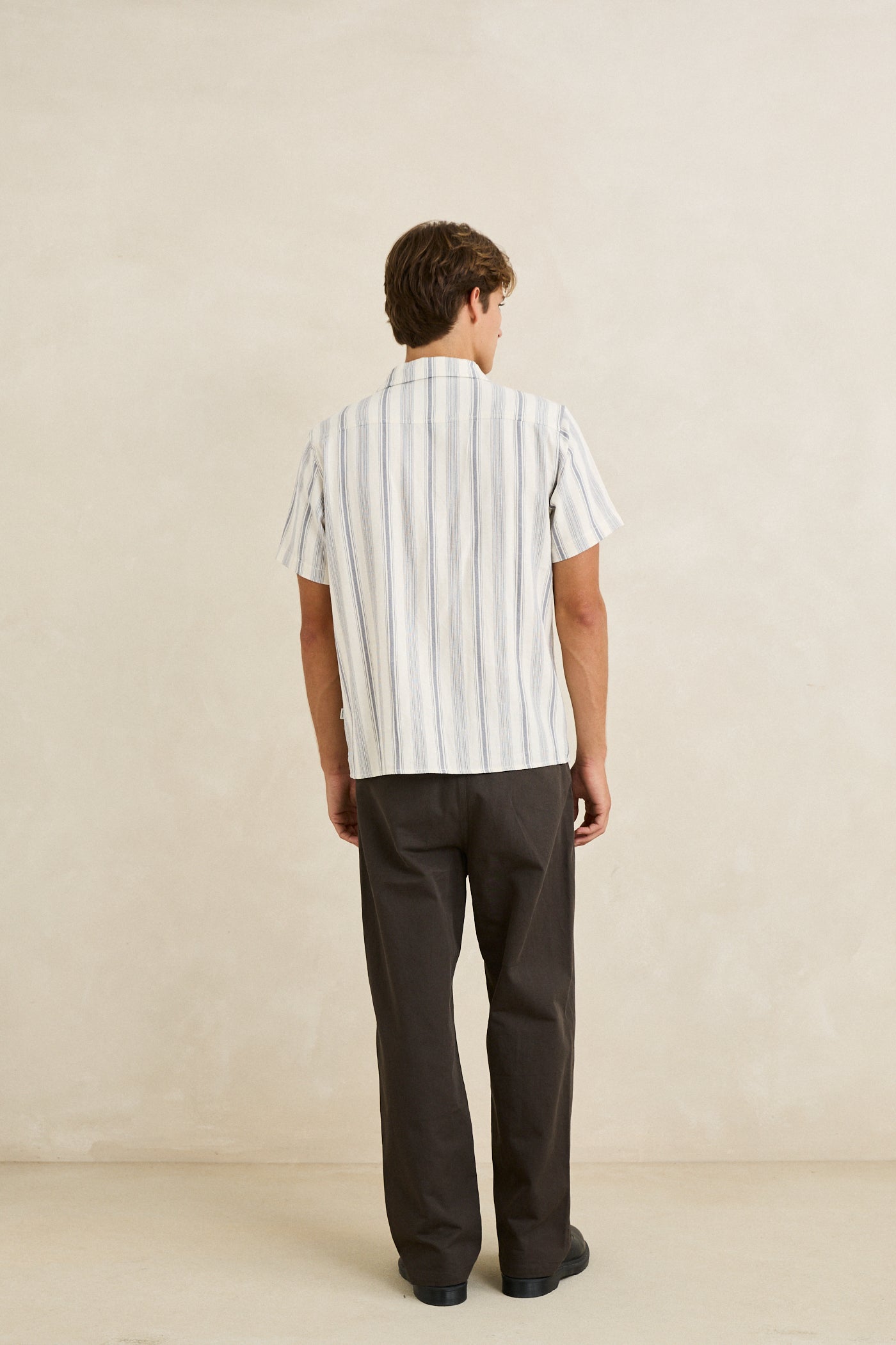 Turkish Stripe Short Sleeve Shirt