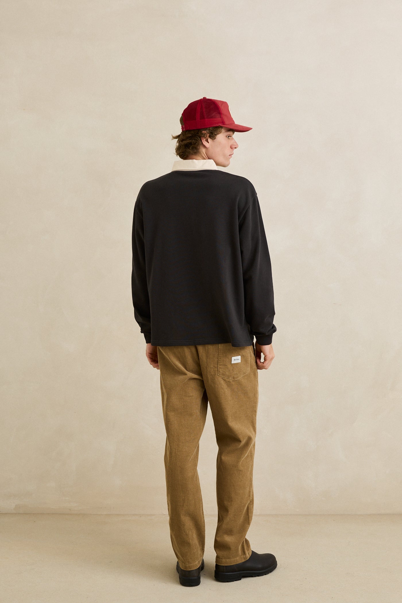 Koa Vintage Rugby Long Sleeve Polo