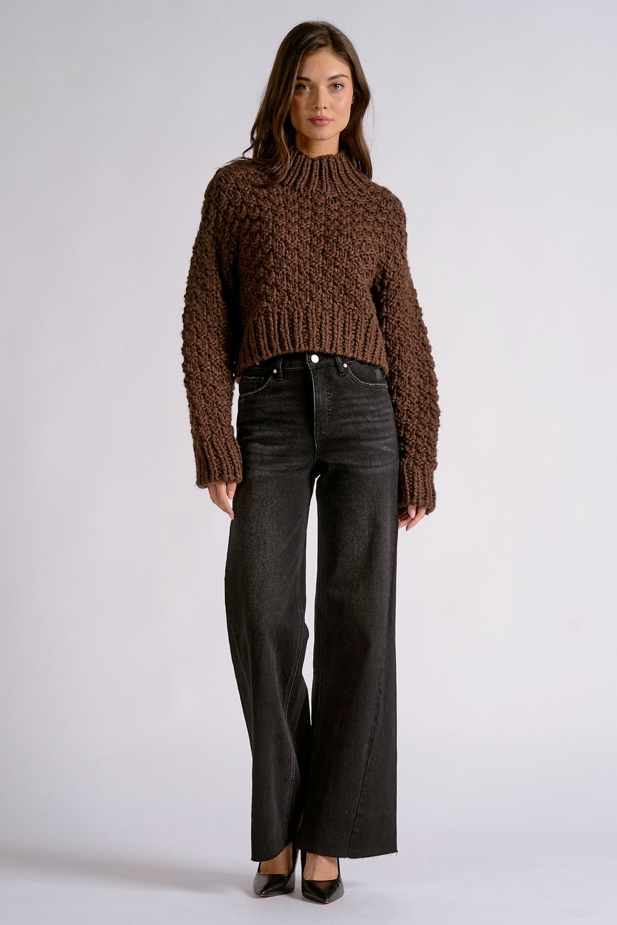 Chocolate Chunky Sweater