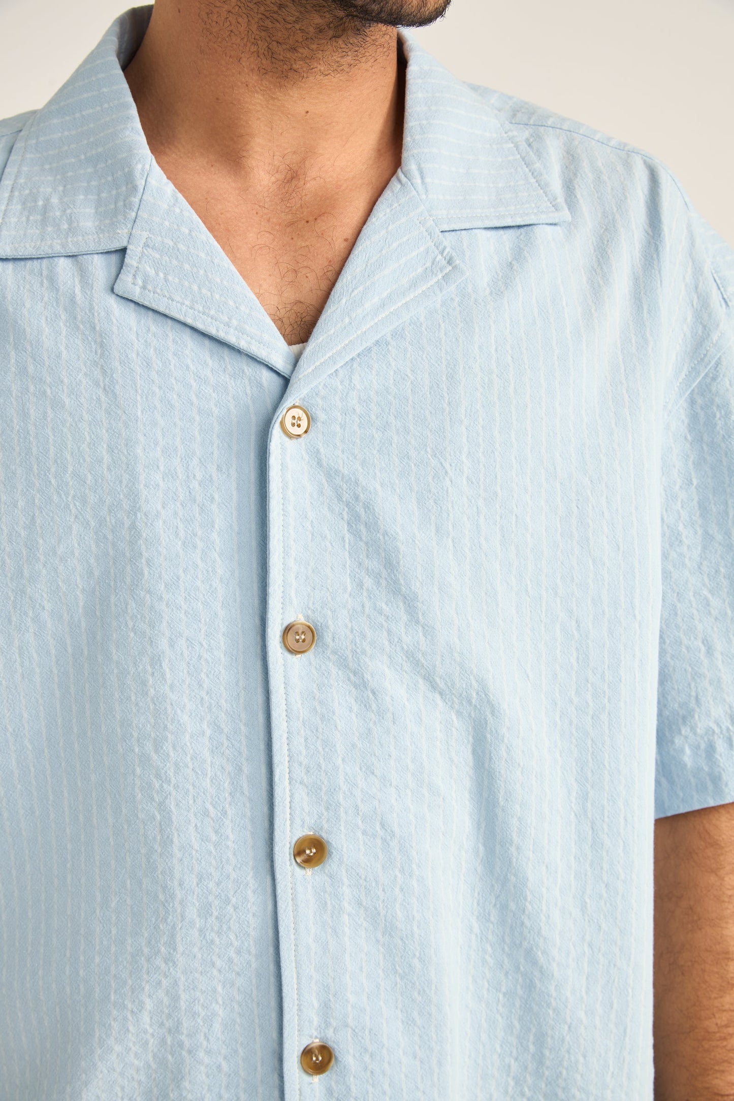 Relaxed Stripe Short Sleeve Shirt