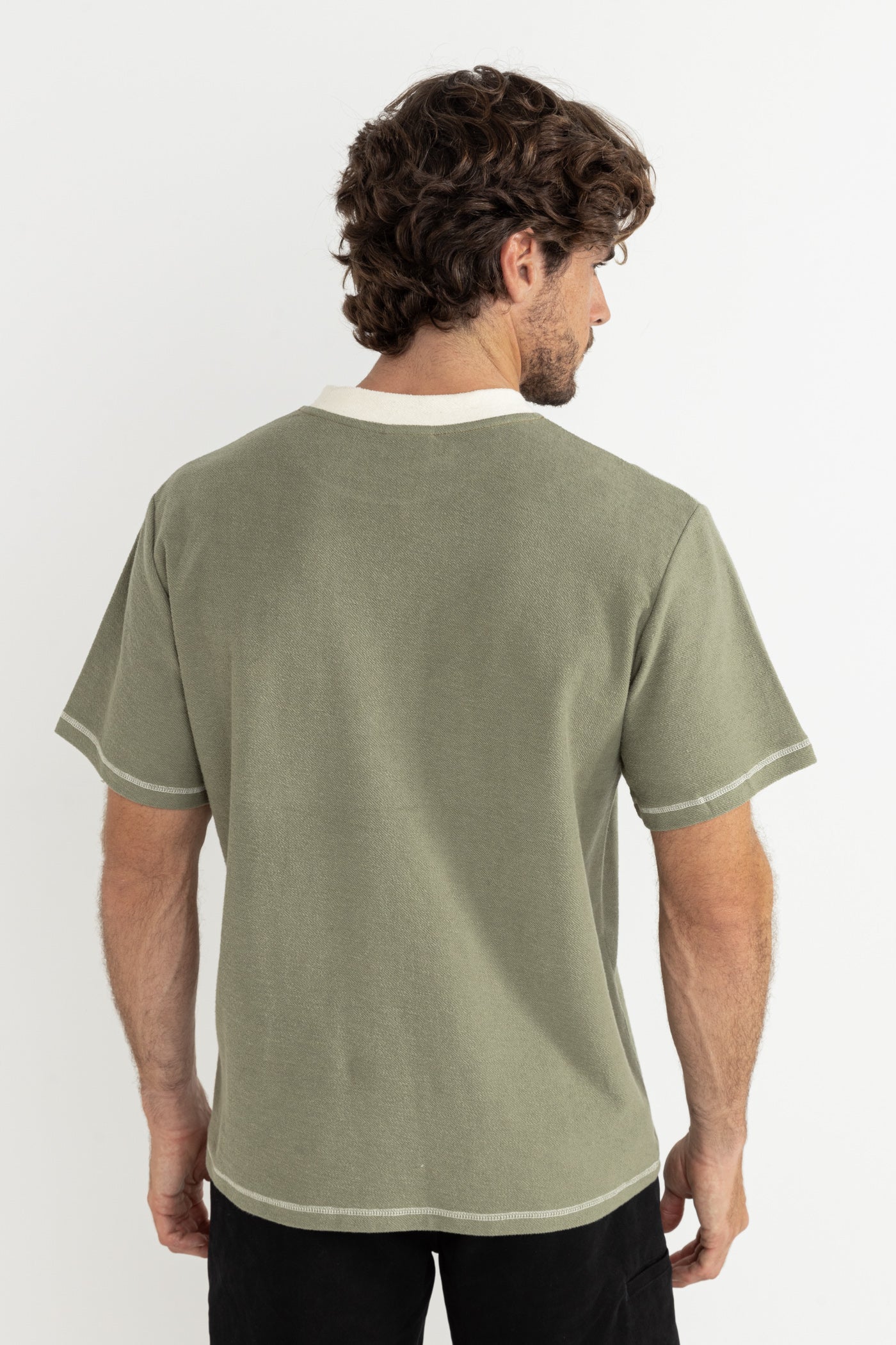 Contrast Vintage Terry Short Sleeve T-Shirt