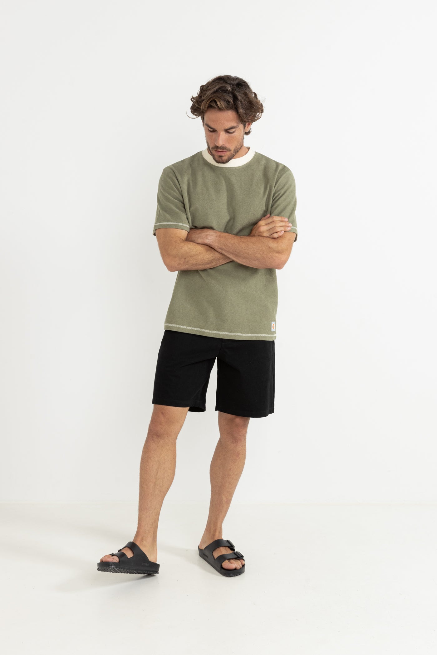 Contrast Vintage Terry Short Sleeve T-Shirt