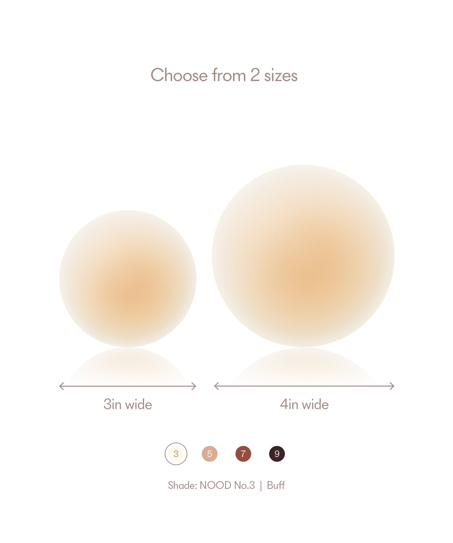 Nood No-Show Adhesive Nipple Covers