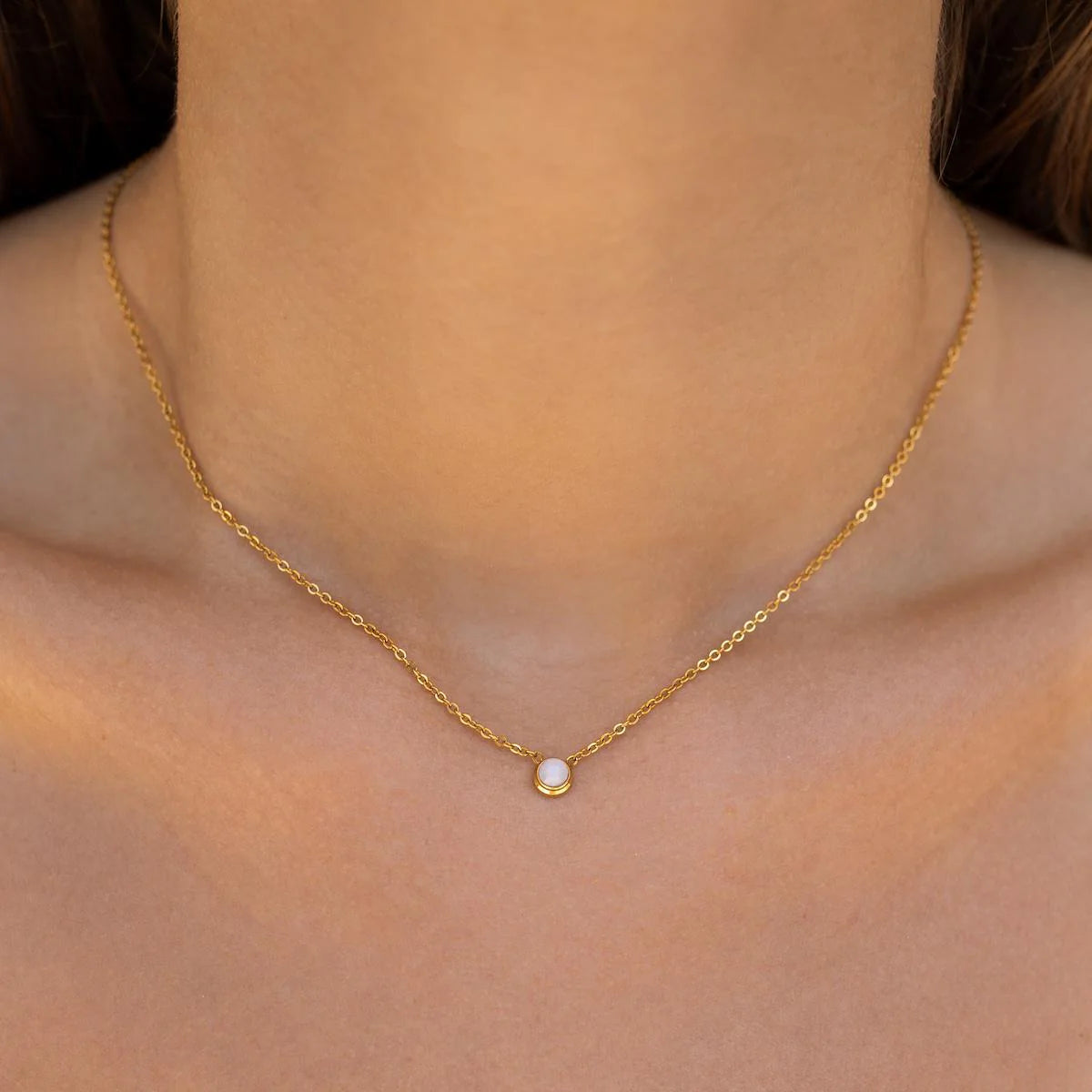 Opal Star Stone Necklace