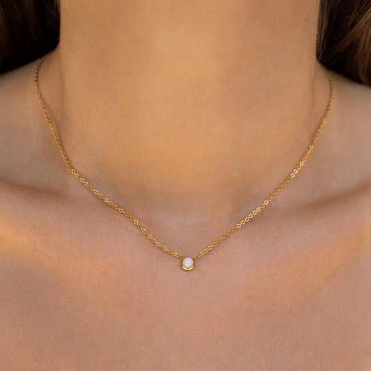 Opal Star Stone Necklace