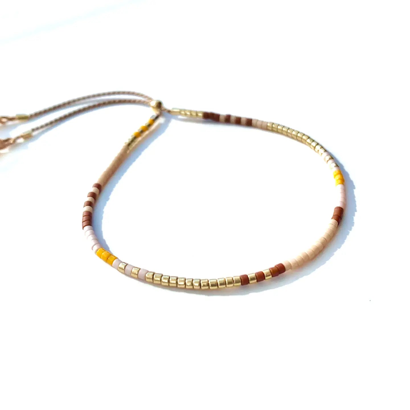 Beaded Bracelet with Adjustable Clasp