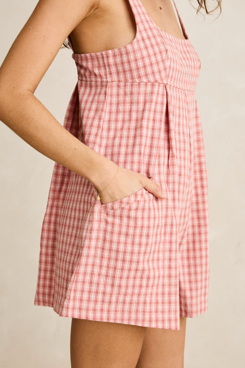 Kirra Check Romper