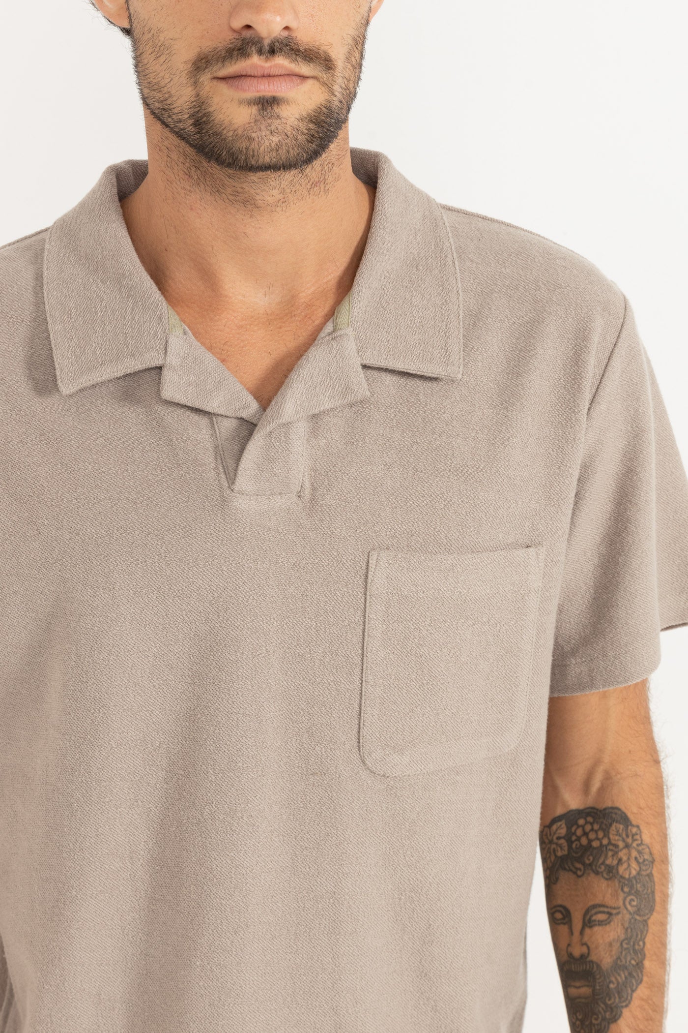 Vintage Terry Polo Shirt