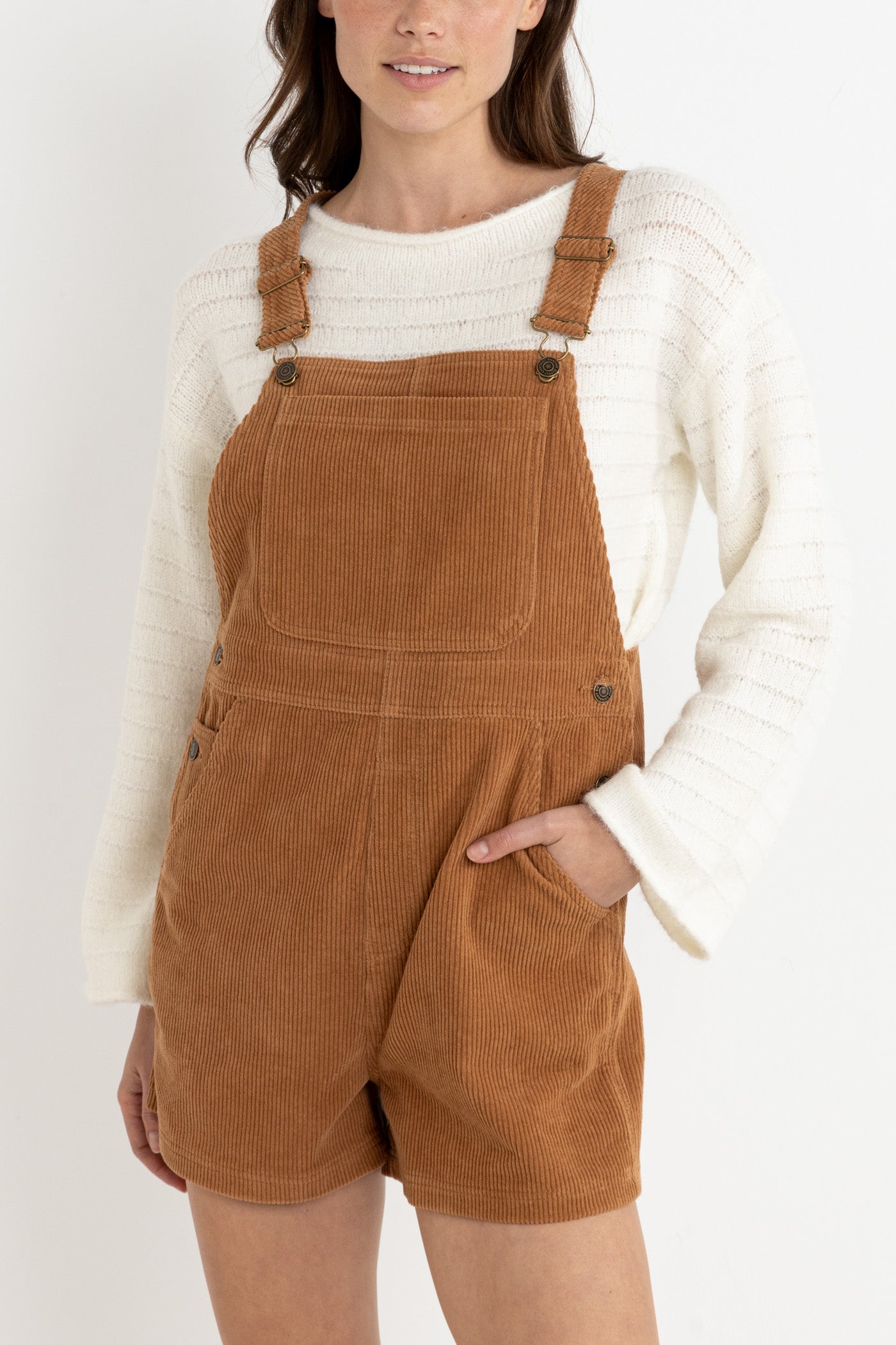 Corduroy Tide Short Overall