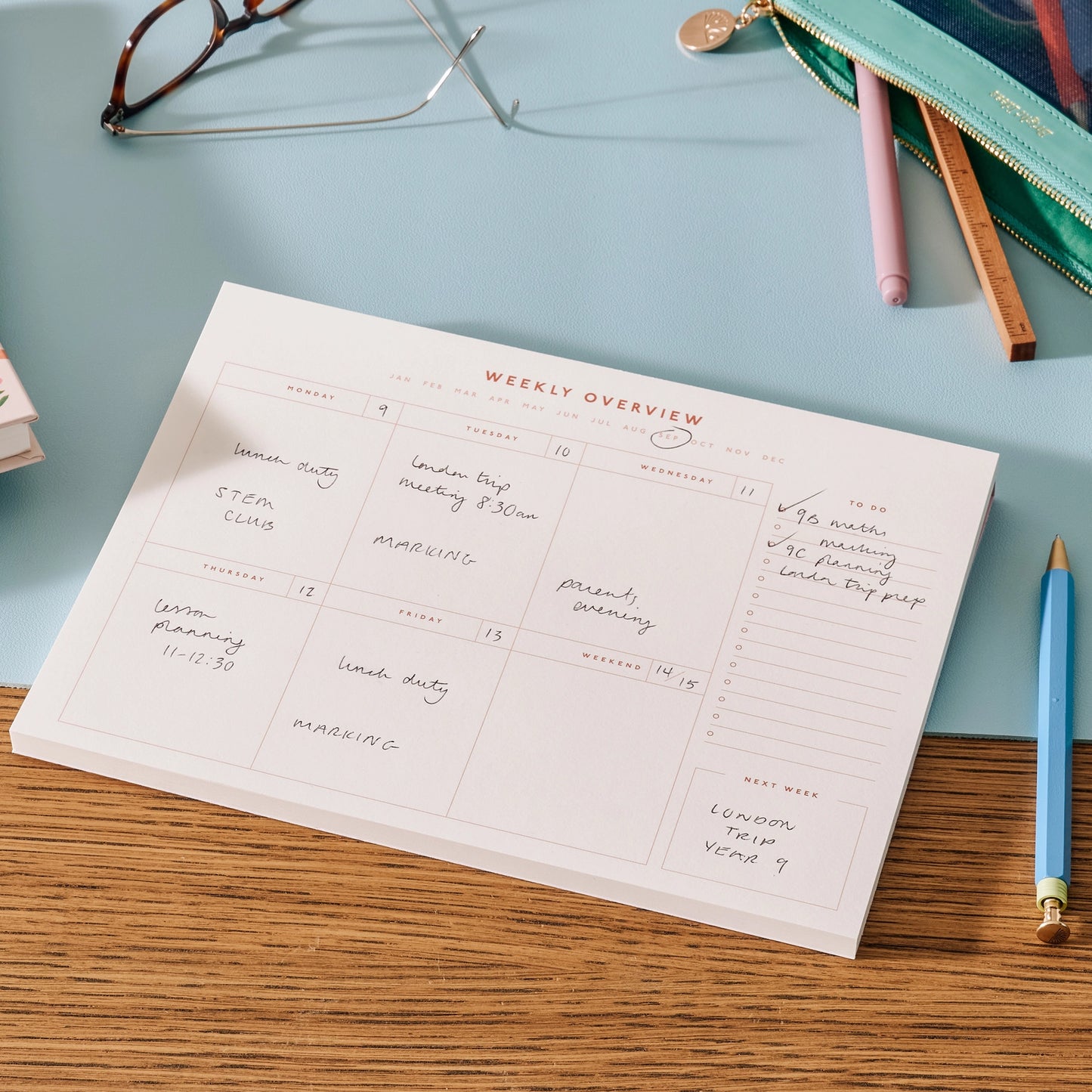 Papier Weekly Desk Planner