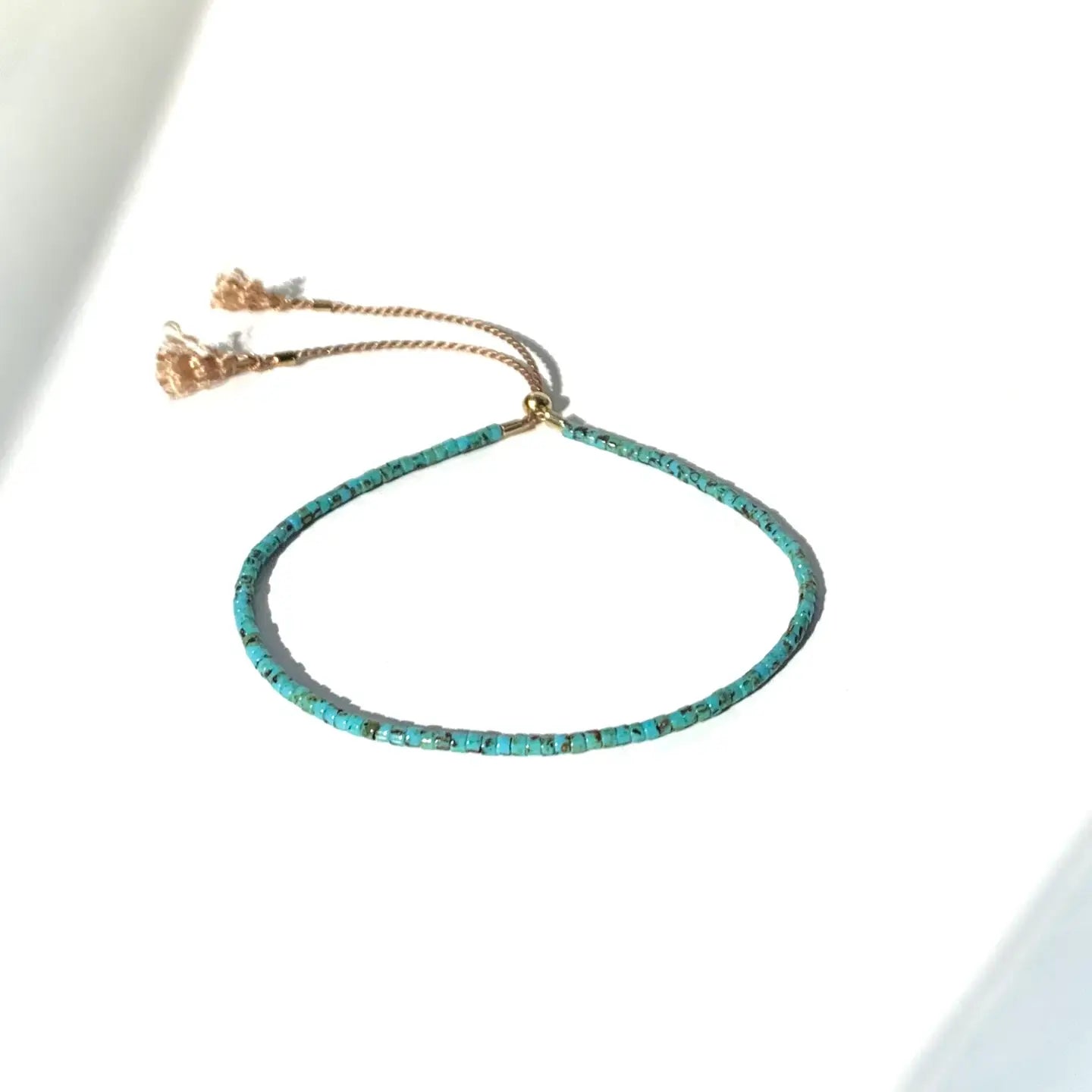 Beaded Bracelet with Adjustable Clasp