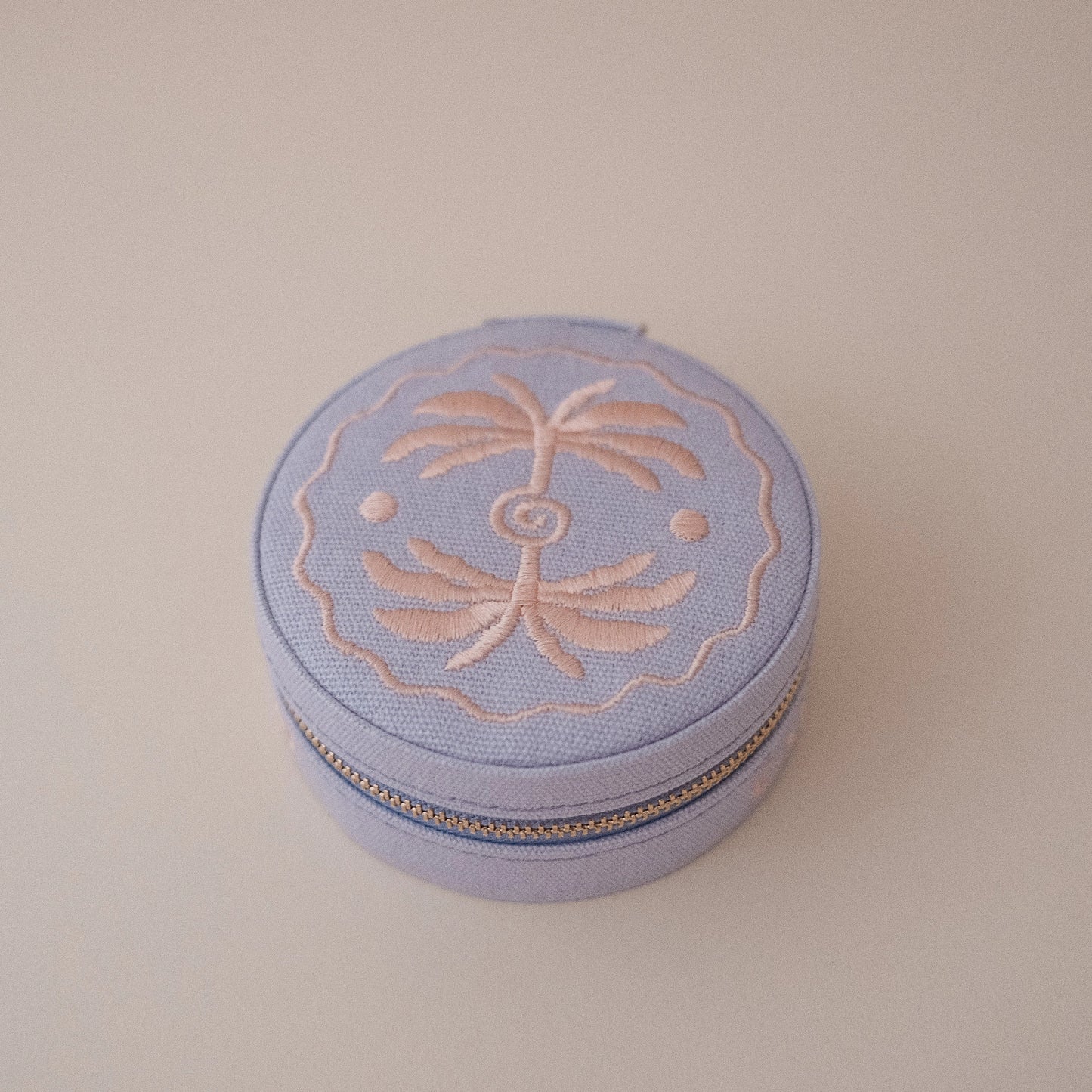 Linen Jewelry Travel Case
