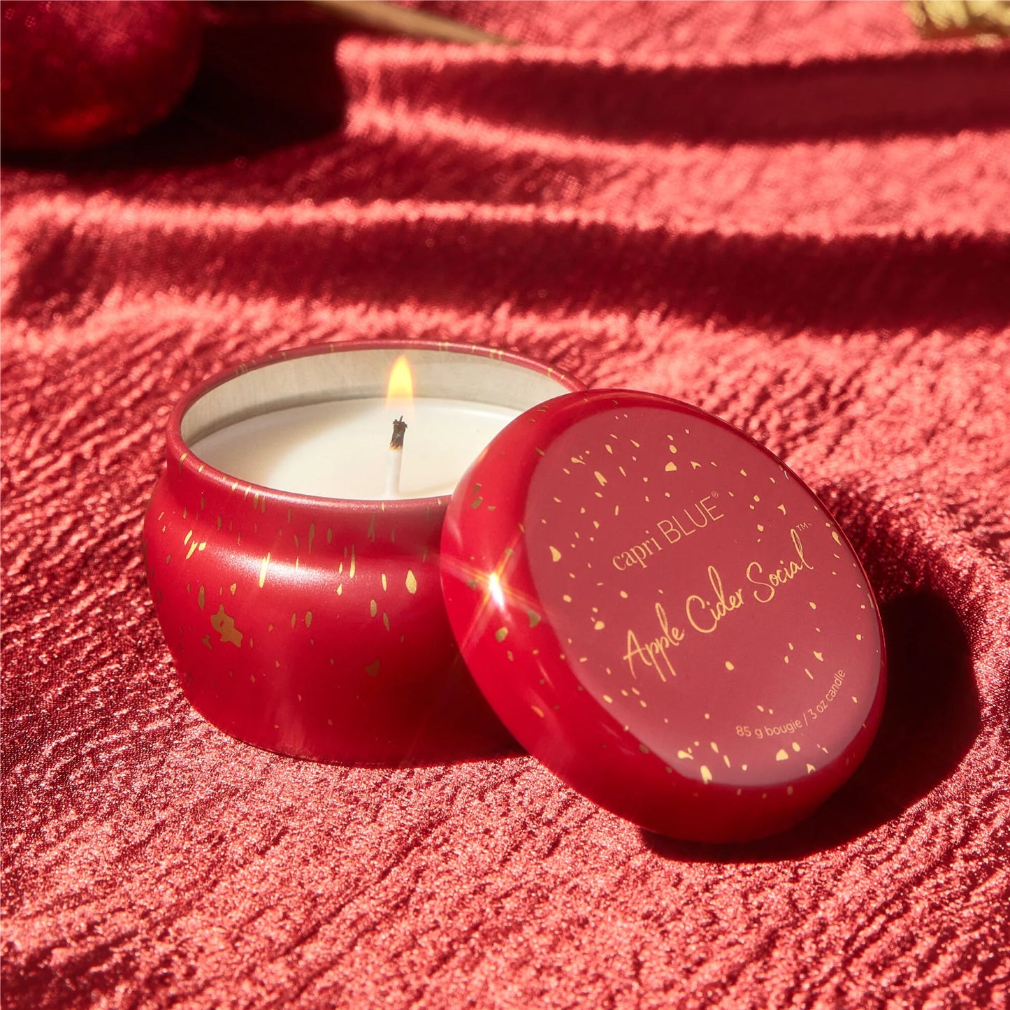 Holiday Glimmer Mini Tin Candle
