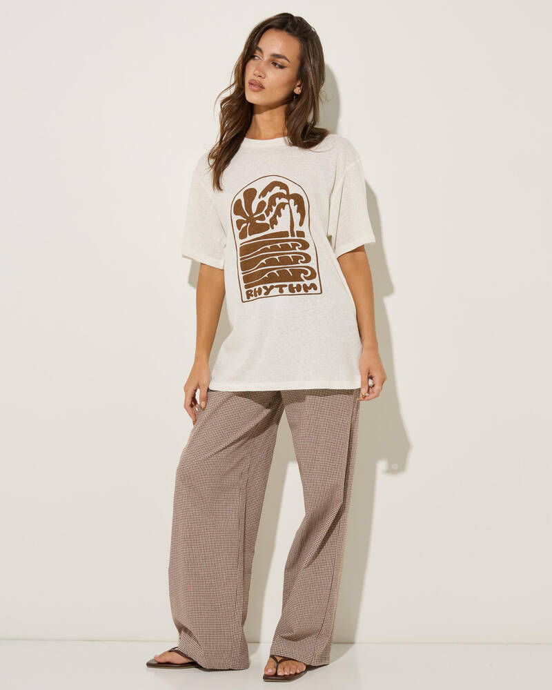 Palm And Sun Oversized T-Shirt