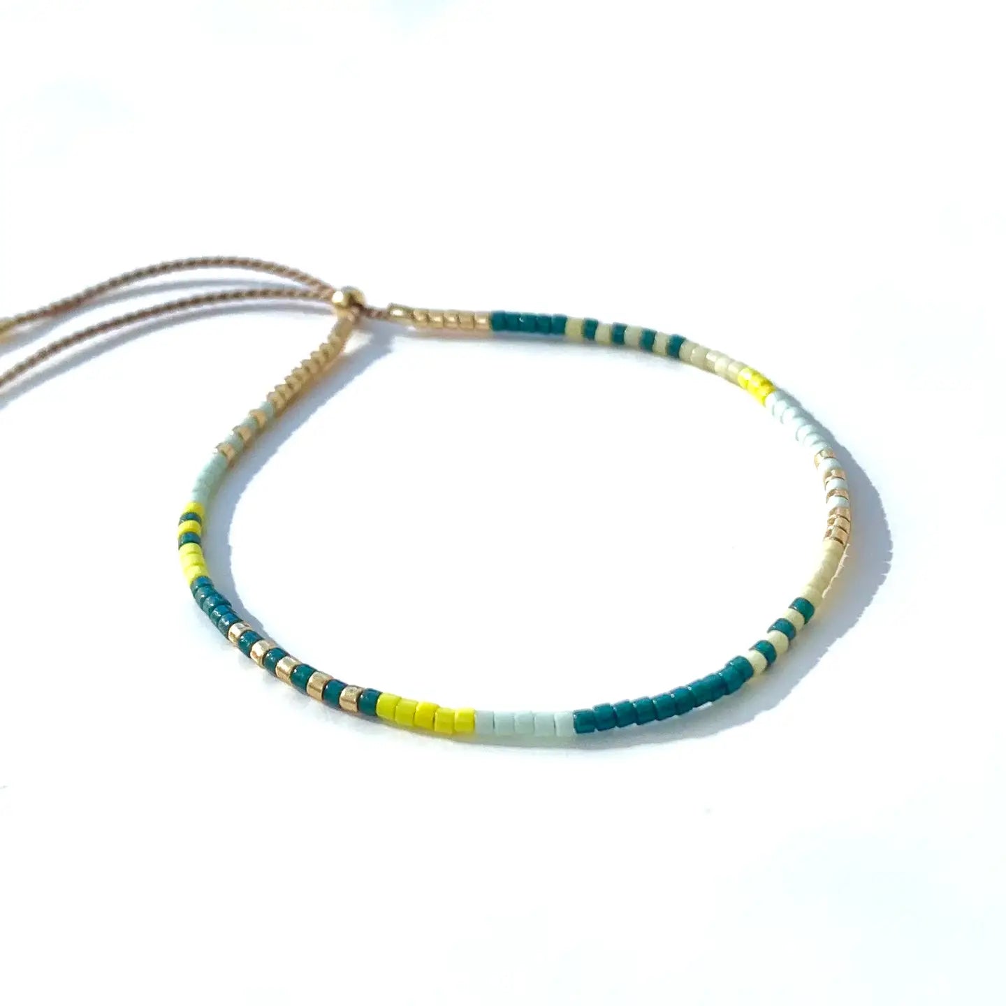 Beaded Bracelet with Adjustable Clasp