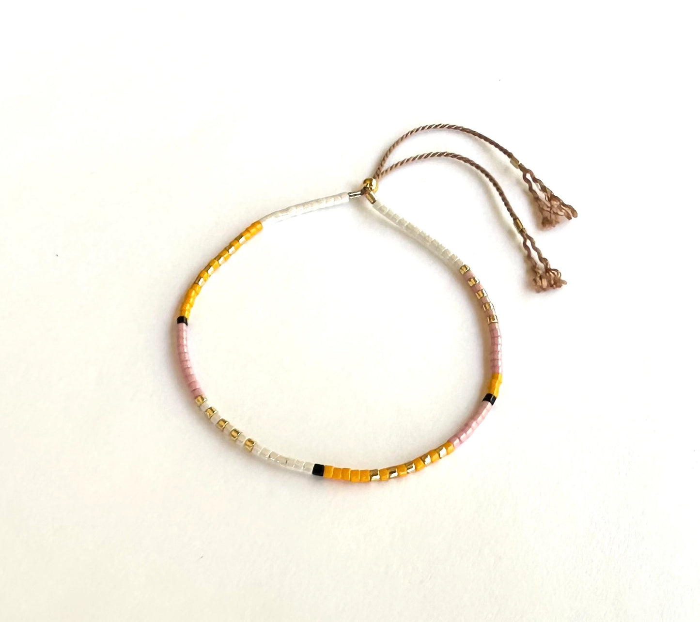 Beaded Bracelet with Adjustable Clasp